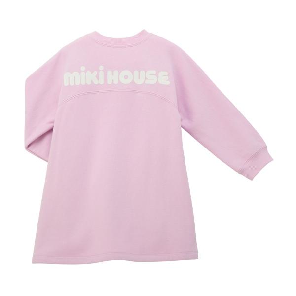 MIKI HOUSE（ミキハウス） バックロゴ ワンピース 長袖 ( 80 90 100