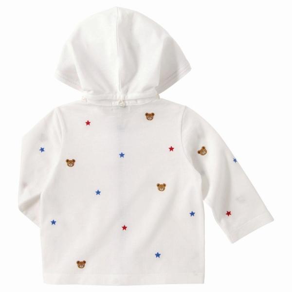 ●40％OFFセール●ミキハウス　mikihouse　プッチー＆うさこ　タック天竺パーカー(80cm・90cm）アウトレット セール 子ども服_2