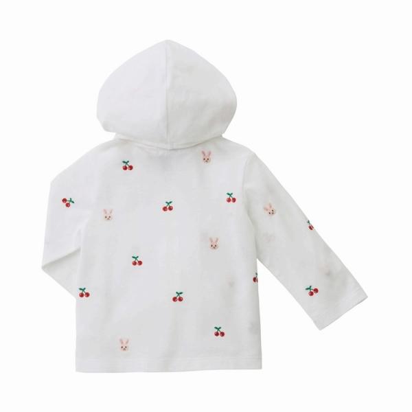 ●40％OFFセール●ミキハウス　mikihouse　プッチー＆うさこ　タック天竺パーカー(80cm・90cm）アウトレット セール 子ども服_4