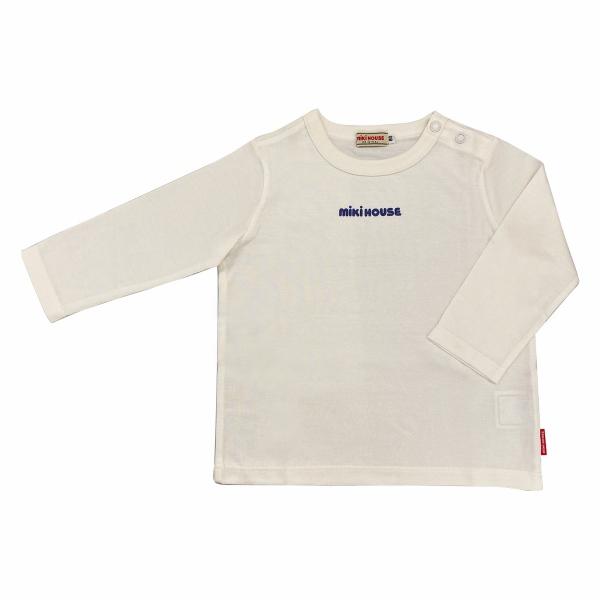 ミキハウス正規販売店/ミキハウス　mikihouse　プリント　ロゴ　長袖　Tシャツ(80cm・90cm・100cm・110cm・120cm・130cm・140cm・150cm）｜respect-1｜02