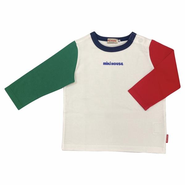 ミキハウス正規販売店/ミキハウス　mikihouse　プリント　ロゴ　長袖　Tシャツ(80cm・90cm・100cm・110cm・120cm・130cm・140cm・150cm）｜respect-1｜08