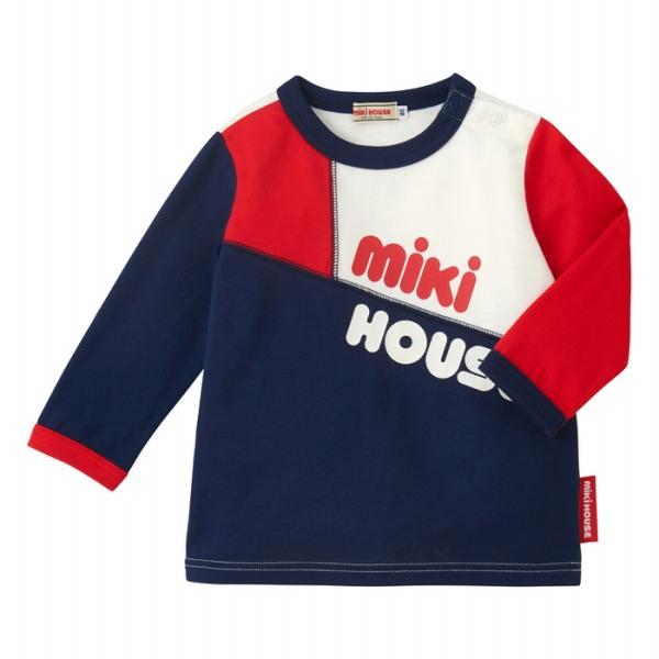 MIKI HOUSE（ミキハウス） ○30％OFFセール○ミキハウス ロゴ 長袖T