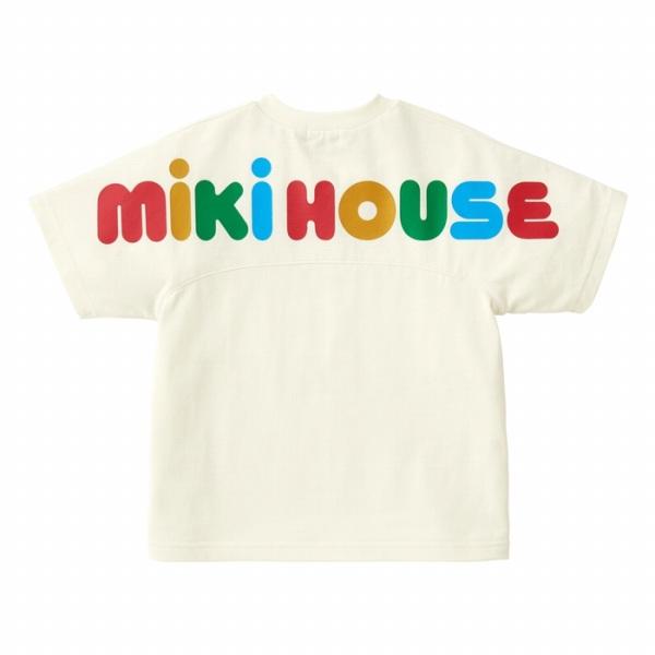 MIKI HOUSE（ミキハウス） バック ロゴ半袖 Tシャツ(80・90・100・110