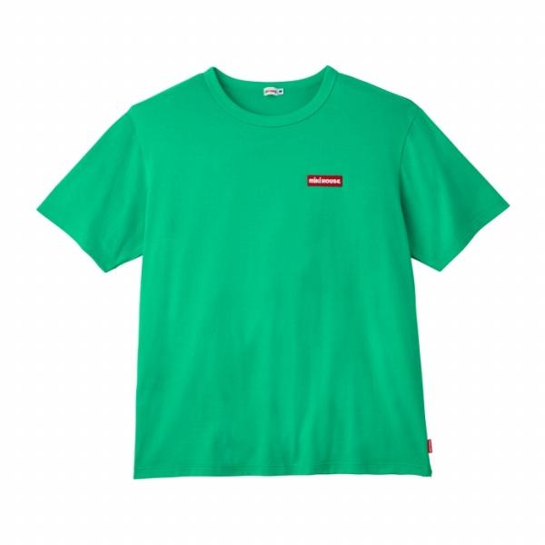 MIKI HOUSE（ミキハウス） ワッペンロゴ 半袖 Tシャツ 大人用 (S・M