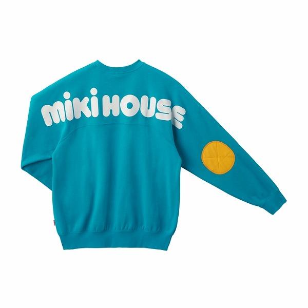 MIKI HOUSE ミキハウス mikihouse バックロゴトレーナー 大人用 MIKI HOUSE ミキハウス mikihouse バックロゴトレーナー 大人用