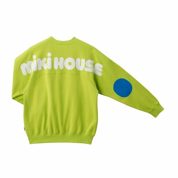 MIKI HOUSE ミキハウス mikihouse バックロゴトレーナー 大人用 MIKI HOUSE ミキハウス mikihouse バックロゴトレーナー 大人用