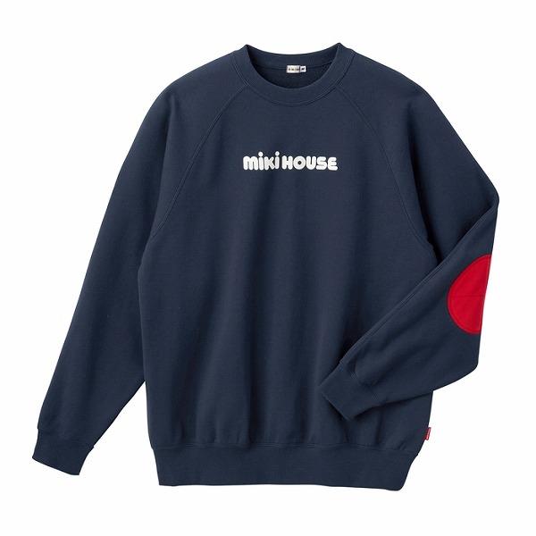 MIKI HOUSE ミキハウス mikihouse バックロゴトレーナー 大人用 MIKI HOUSE ミキハウス mikihouse バックロゴトレーナー 大人用