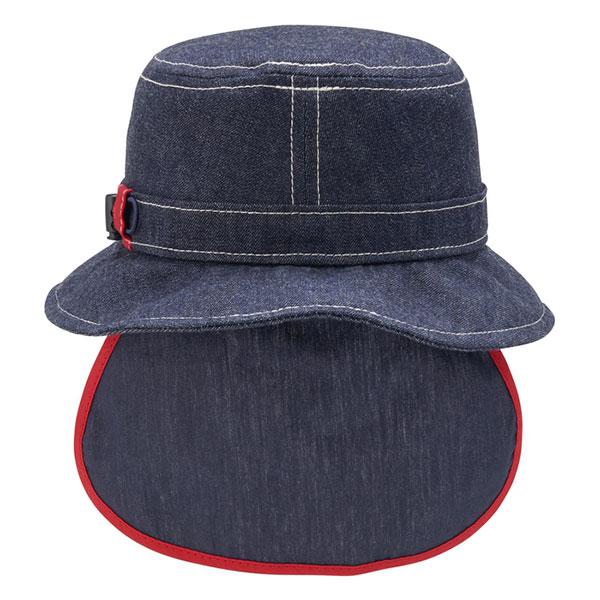 ●取り寄せ商品●ミキハウス mikihouse 日よけ付き 帽子 ハット（ 46cm 48cm 50cm 52cm ）女の子 男の子 綿100％の画像