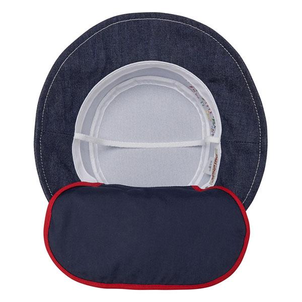 ●取り寄せ商品●ミキハウス mikihouse 日よけ付き 帽子 ハット（ 46cm 48cm 50cm 52cm ）女の子 男の子 綿100％の画像