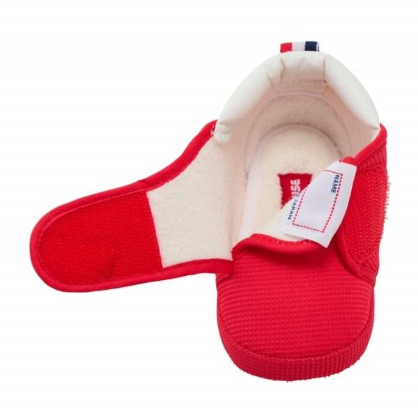 ●取り寄せ商品●ミキハウス mikihouse プレシューズ  靴  くまステッチ ( 10.5cm 11cm 11.5cm 12cm 12.5cm ) 赤ちゃんの画像