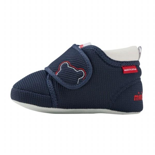 ●取り寄せ商品●ミキハウス mikihouse プレシューズ  靴  くまステッチ ( 10.5cm 11cm 11.5cm 12cm 12.5cm ) 赤ちゃんの画像