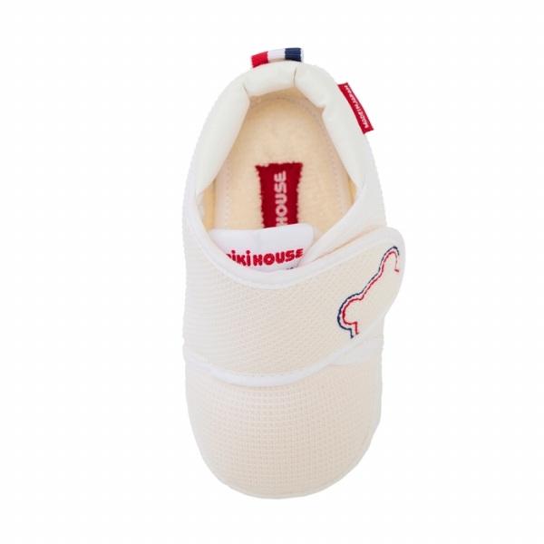 ●取り寄せ商品●ミキハウス mikihouse プレシューズ  靴  くまステッチ ( 10.5cm 11cm 11.5cm 12cm 12.5cm ) 赤ちゃんの画像