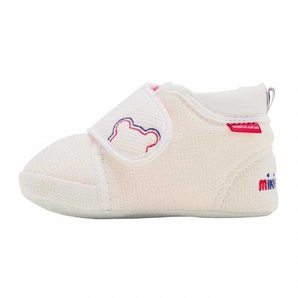●取り寄せ商品●ミキハウス mikihouse プレシューズ  靴  くまステッチ ( 10.5cm 11cm 11.5cm 12cm 12.5cm ) 赤ちゃんの画像
