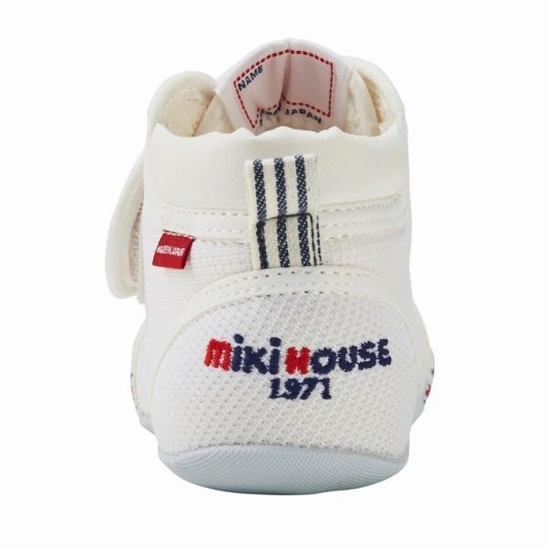 ミキハウス　mikihouse　靴 くまステッチ ファーストベビーシューズ（11cm-13.5cm）｜respect-1｜03