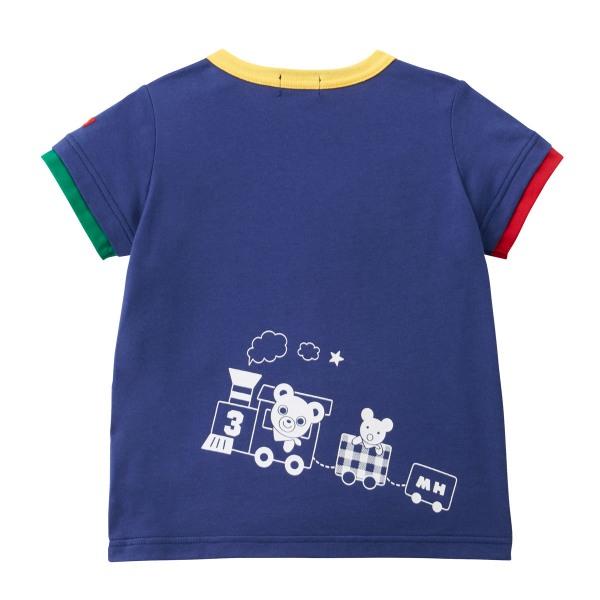 ミキハウス正規販売店/ミキハウス mikihouse プッチー 汽車ぽっぽ 刺繍  