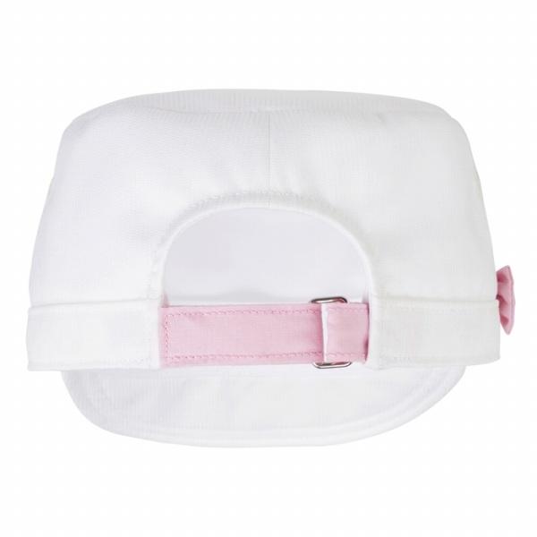 ●取り寄せ商品●ミキハウス mikihouse うさことリボン キャップ 帽子 ( 48cm 50cm 52cm ) 女の子 １歳 ２歳 ３歳 ４歳 サイズ調整可能 UVカットの画像