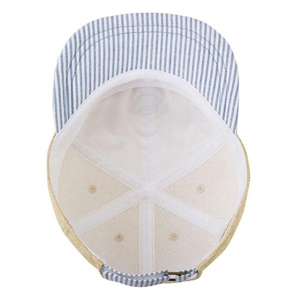 ●取り寄せ商品●ミキハウス mikihouse プッチ― うさこ 麦わら風 キャップ 帽子 ( 48cm 50cm 52cm )  男の子 女の子 １歳 ２歳 ３歳 ４歳 UVカット 可愛いの画像