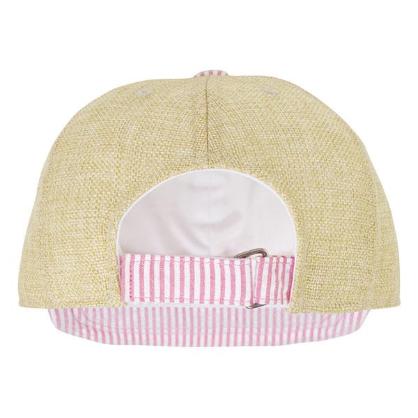 ●取り寄せ商品●ミキハウス mikihouse プッチ― うさこ 麦わら風 キャップ 帽子 ( 48cm 50cm 52cm )  男の子 女の子 １歳 ２歳 ３歳 ４歳 UVカット 可愛いの画像