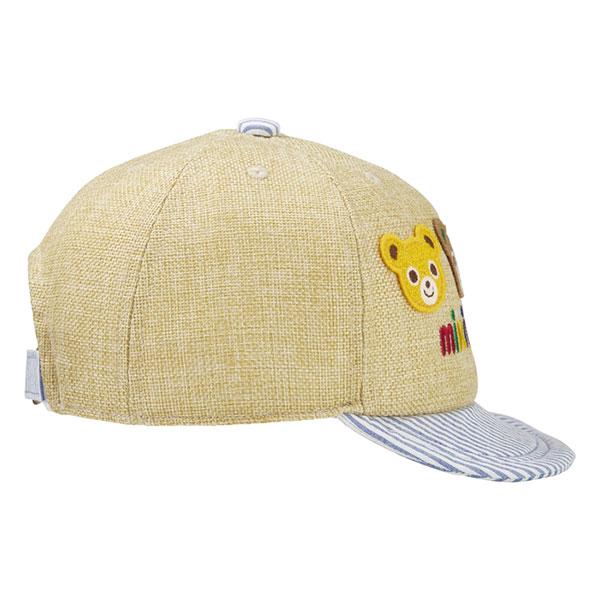 ●取り寄せ商品●ミキハウス mikihouse プッチ― うさこ 麦わら風 キャップ 帽子 ( 48cm 50cm 52cm )  男の子 女の子 １歳 ２歳 ３歳 ４歳 UVカット 可愛いの画像