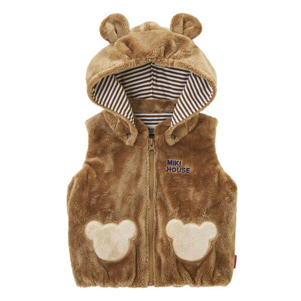 ヒマちゃんさん専用【新品・未使用】mikihouse ベスト 男女兼用 MIKI HOUSE（ミキハウス） ○取り寄せ商品○ミキハウス くまちゃん