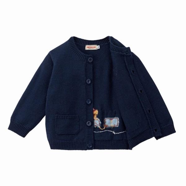 ミキハウス正規販売店/ミキハウス mikihouse ニットカーディガン(80cm  