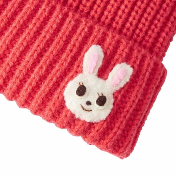 ●取り寄せ商品●ミキハウス mikihouse ニットフード ニット帽 帽子 ( 46cm 52cm ) 子ども用 男の子 女の子の画像