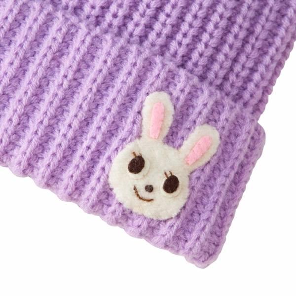 ●取り寄せ商品●ミキハウス mikihouse ニットフード ニット帽 帽子 ( 46cm 52cm ) 子ども用 男の子 女の子の画像