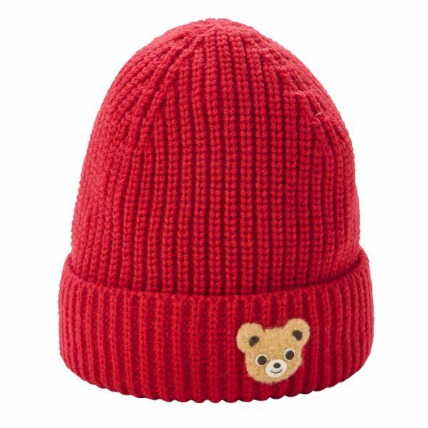 ●取り寄せ商品●ミキハウス mikihouse ニットフード ニット帽 帽子 ( 46cm 52cm ) 子ども用 男の子 女の子の画像