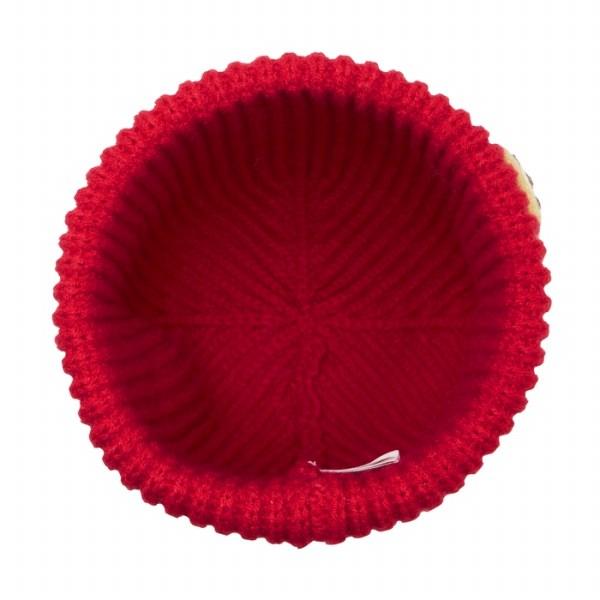 ●取り寄せ商品●ミキハウス mikihouse ニットフード ニット帽 帽子 ( 46cm 52cm ) 子ども用 男の子 女の子の画像