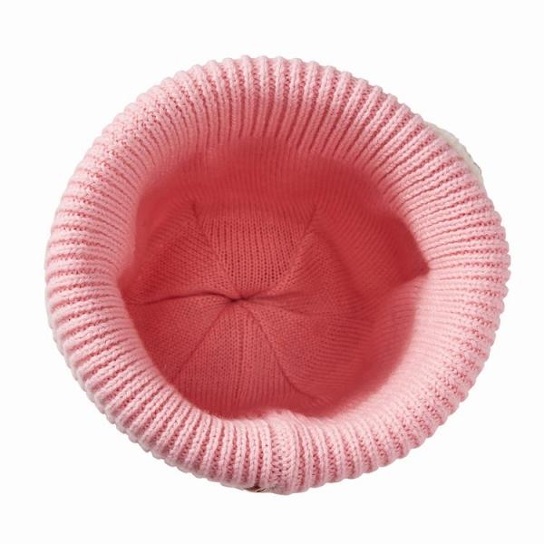 ミキハウス mikihouse 雪柄ニットフード（帽子）〈S-M（46cm-56cm）〉アウトレット ニット帽 子ども用 冬の画像
