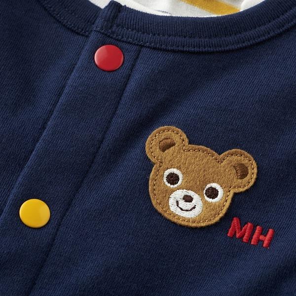 新品ミキハウス　靴　オーバーオール　ロンパース　　3点セット MIKI HOUSE ○取り寄せ商品○ミキハウス mikihouse 男の子