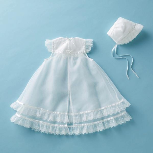 ●取り寄せ商品●ミキハウス ベビー mikihouse オーガンジーコート箱入 (フリーサイズ）の画像