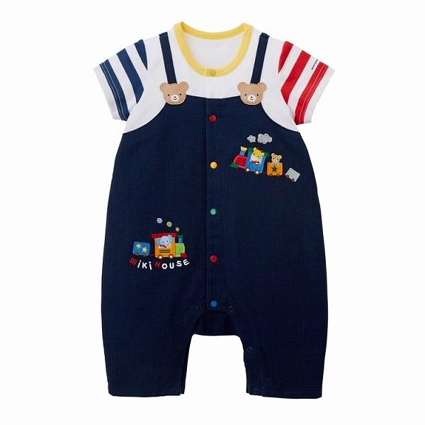 ミキハウス正規販売店/ミキハウス　mikihouse　ショートオール(70ｃｍ・80ｃｍ）の画像