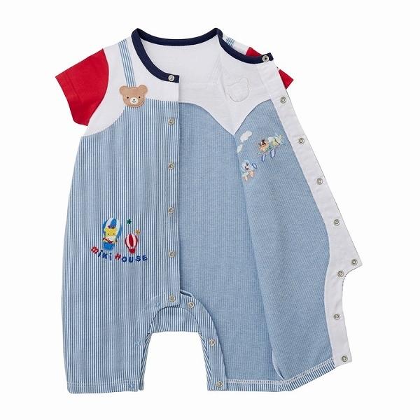 ミキハウス正規販売店/ミキハウス　mikihouse　ショートオール(70ｃｍ・80ｃｍ）の画像