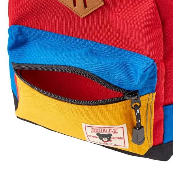 ●取り寄せ商品●ミキハウス　ダブルビー　mikihouse　　リュック(Sサイズ　6Ｌ)6リットル　リュックサック　子ども用　男の子　女の子　汚れにくいの画像
