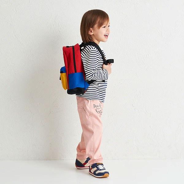 ●取り寄せ商品●ミキハウス　ダブルビー　mikihouse　　リュック(Sサイズ　6Ｌ)6リットル　リュックサック　子ども用　男の子　女の子　汚れにくいの画像