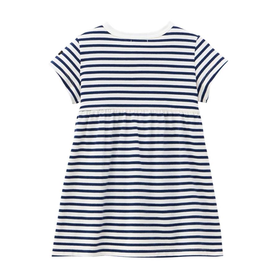 ● 取り寄せ商品●ミキハウス ダブルビー mikihouse ボーダーワンピース ( 80 90 100 110 120 130 ) 子ども服 キッズ 女の子の画像