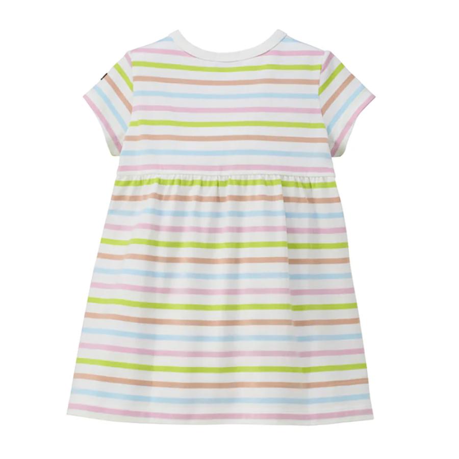 ● 取り寄せ商品●ミキハウス ダブルビー mikihouse ボーダーワンピース ( 80 90 100 110 120 130 ) 子ども服 キッズ 女の子の画像