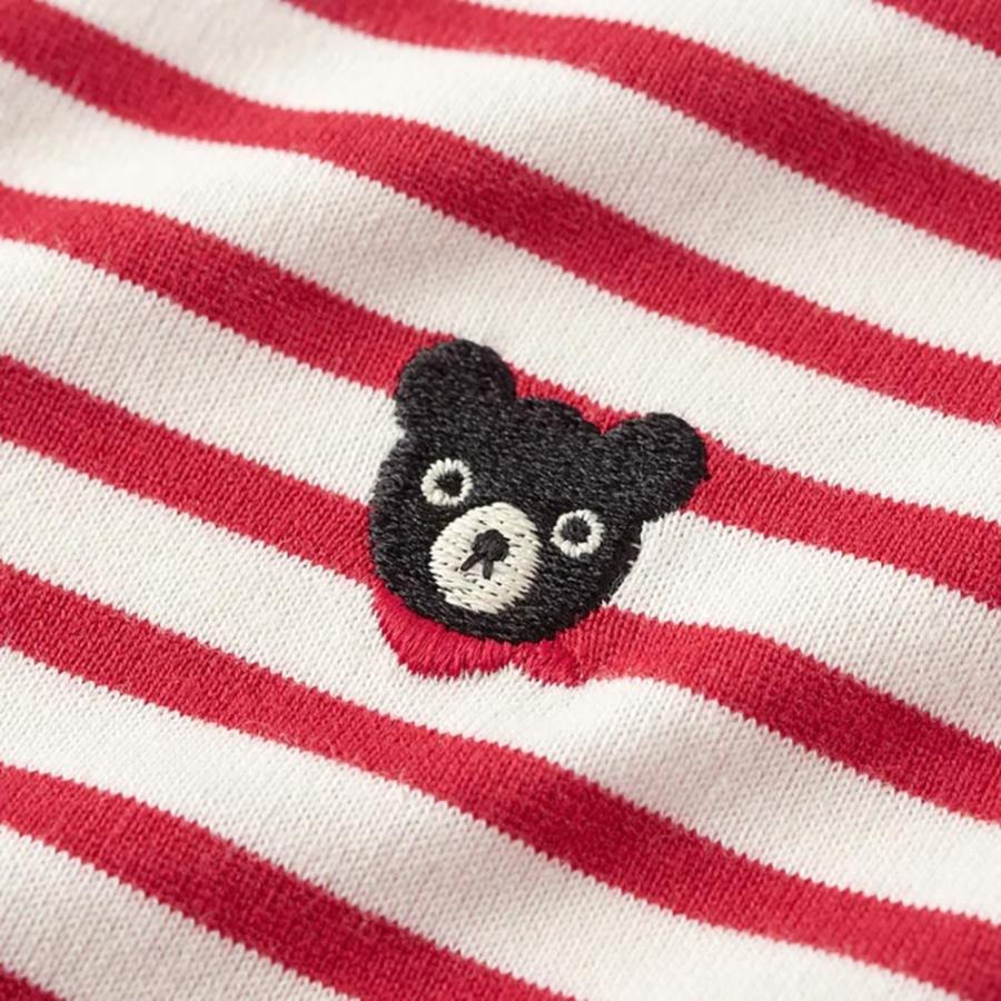 ● 取り寄せ商品●ミキハウス ダブルビー mikihouse ボーダーワンピース ( 80 90 100 110 120 130 ) 子ども服 キッズ 女の子の画像