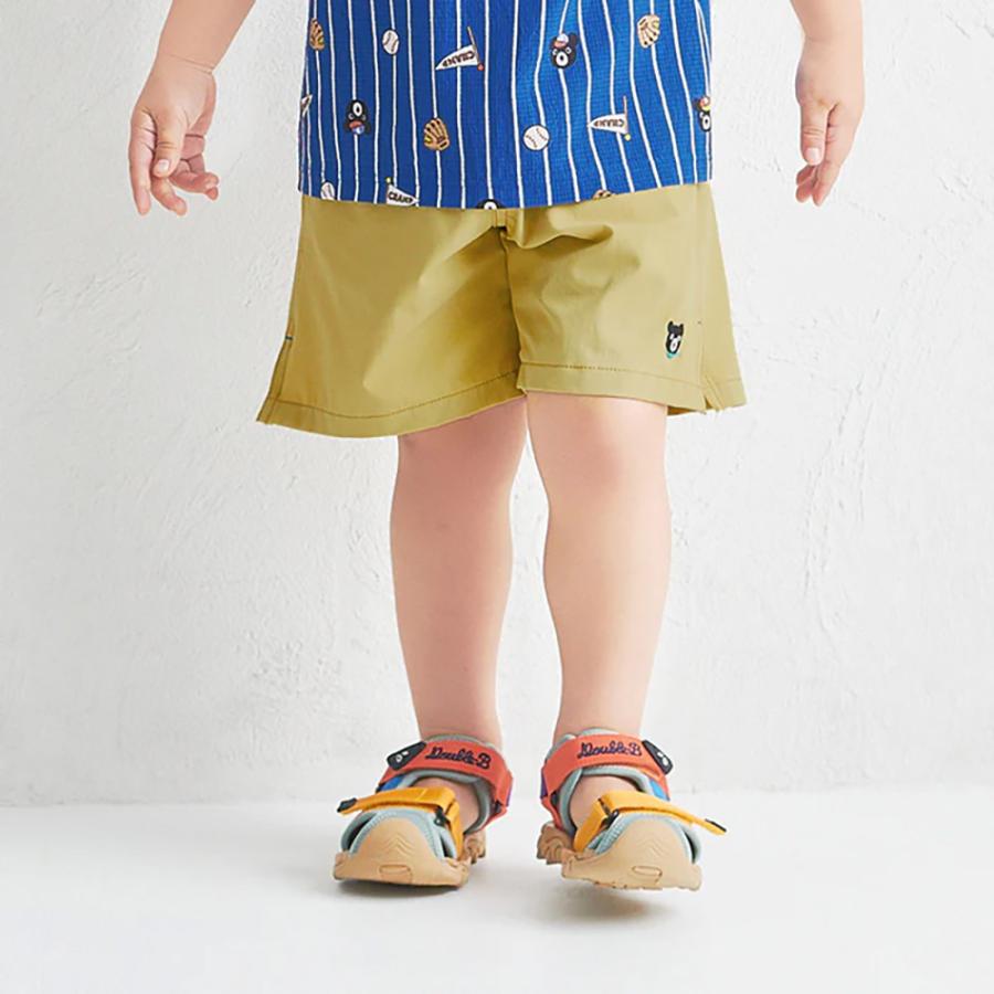 ● 取り寄せ商品●ミキハウス ダブルビー mikihouse 接触冷感 撥水 5分丈パンツ ( 80 90 100 110 120 130 140 150 ) 子ども服の画像