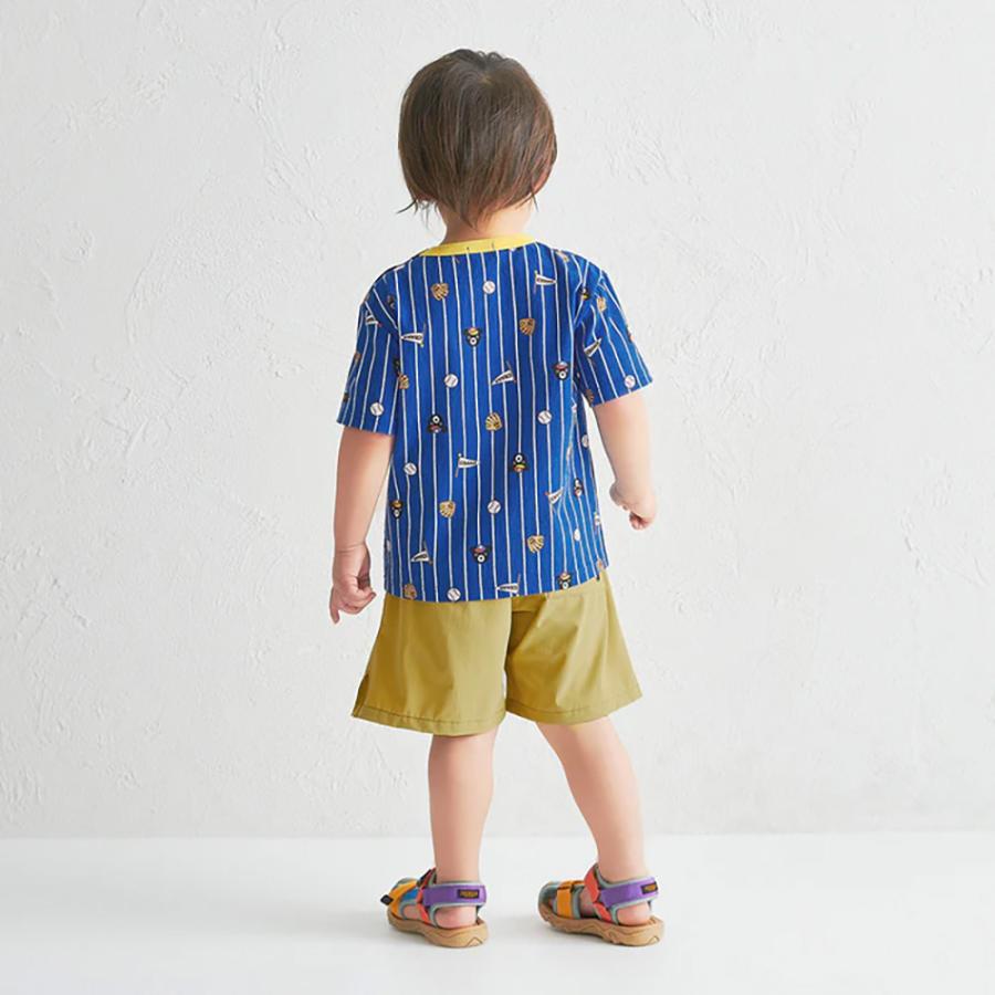 ● 取り寄せ商品●ミキハウス ダブルビー mikihouse 接触冷感 撥水 5分丈パンツ ( 80 90 100 110 120 130 140 150 ) 子ども服の画像