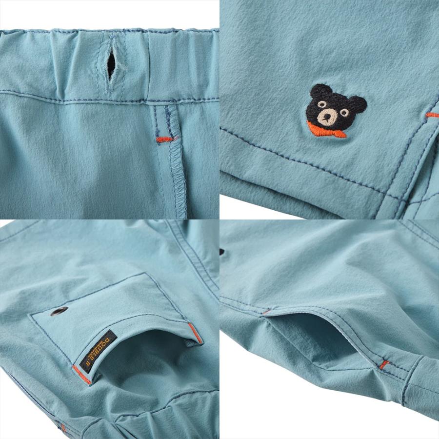 ● 取り寄せ商品●ミキハウス ダブルビー mikihouse 接触冷感 撥水 5分丈パンツ ( 80 90 100 110 120 130 140 150 ) 子ども服の画像