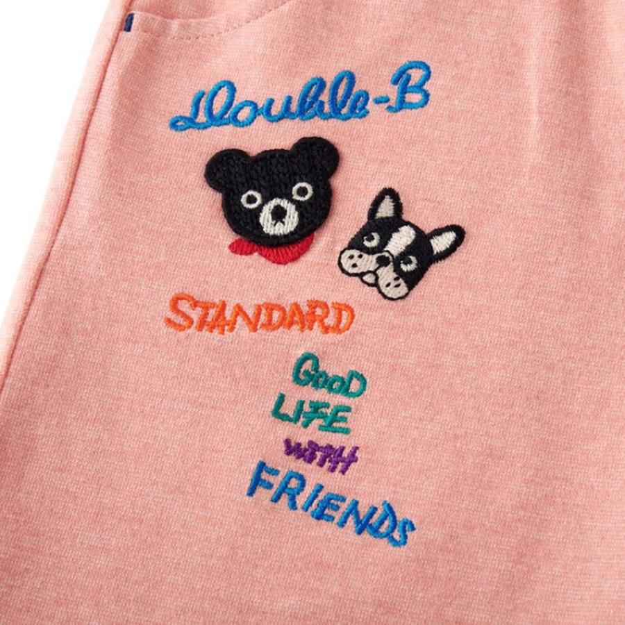 ● 取り寄せ商品●ミキハウス ダブルビー mikihouse 7分丈パンツ ( 80 90 100 110 120 130 ) 子ども服 キッズ 男の子 女の子の画像