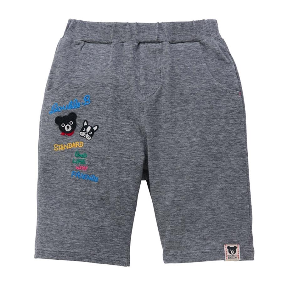 ● 取り寄せ商品●ミキハウス ダブルビー mikihouse 7分丈パンツ ( 80 90 100 110 120 130 ) 子ども服 キッズ 男の子 女の子の画像
