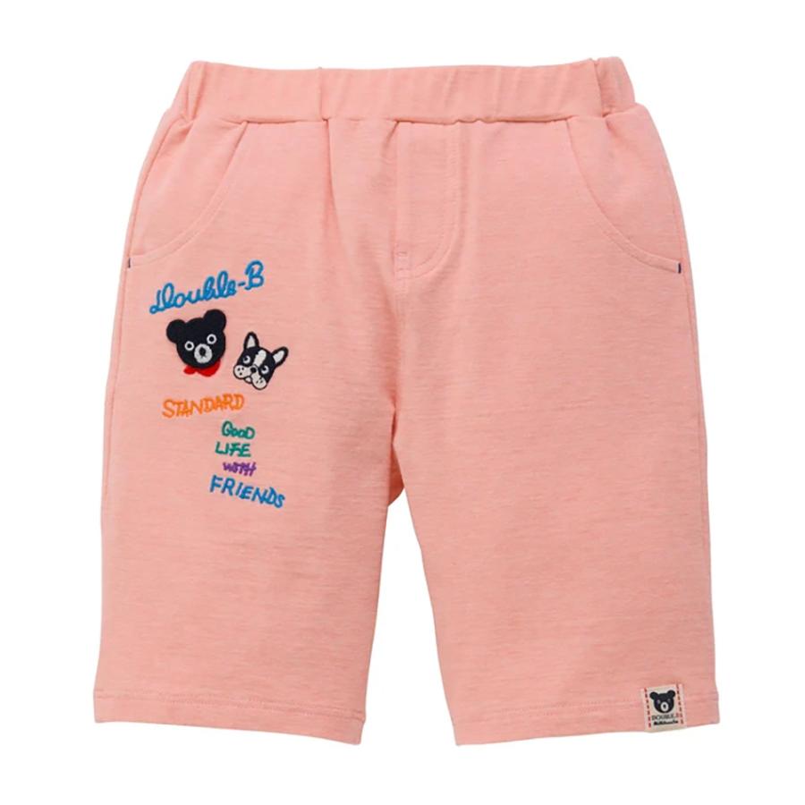 ● 取り寄せ商品●ミキハウス ダブルビー mikihouse 7分丈パンツ ( 80 90 100 110 120 130 ) 子ども服 キッズ 男の子 女の子の画像
