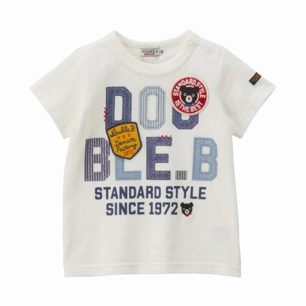 ○30％OFFセール○ミキハウス ダブルビーmikihouse ロゴ半袖Tシャツ  