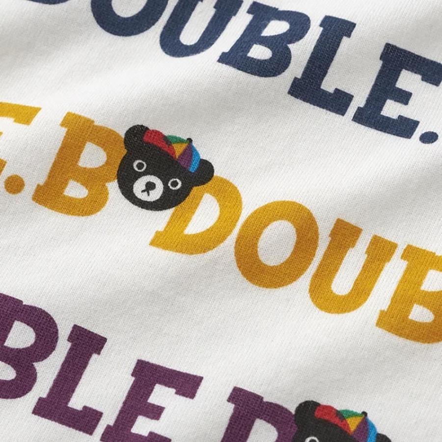 wb ○取り寄せ商品○ミキハウス ダブルビーmikihouse Bくん ロゴ総柄