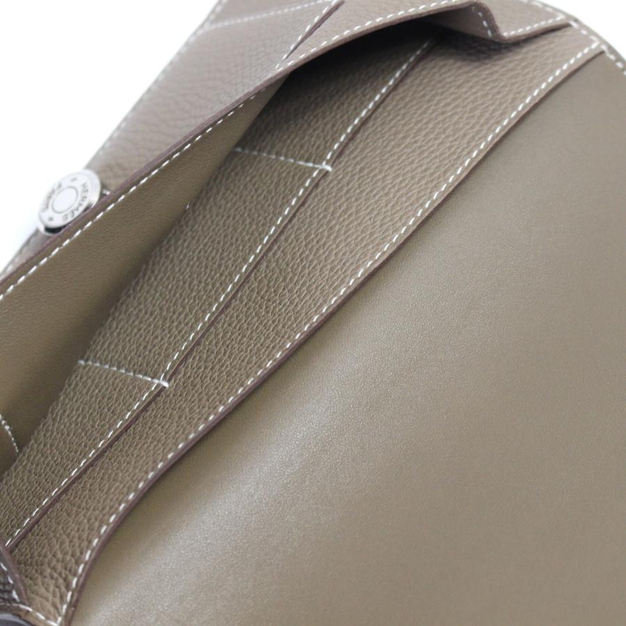 HERMES（エルメス） 美品 ドゴン デュオ GM 長財布 エトゥープ トゴ Z