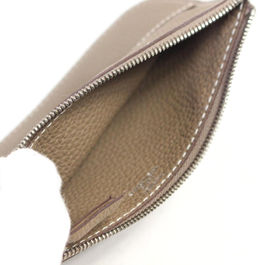 HERMES（エルメス） 美品 ドゴン デュオ GM 長財布 エトゥープ トゴ Z