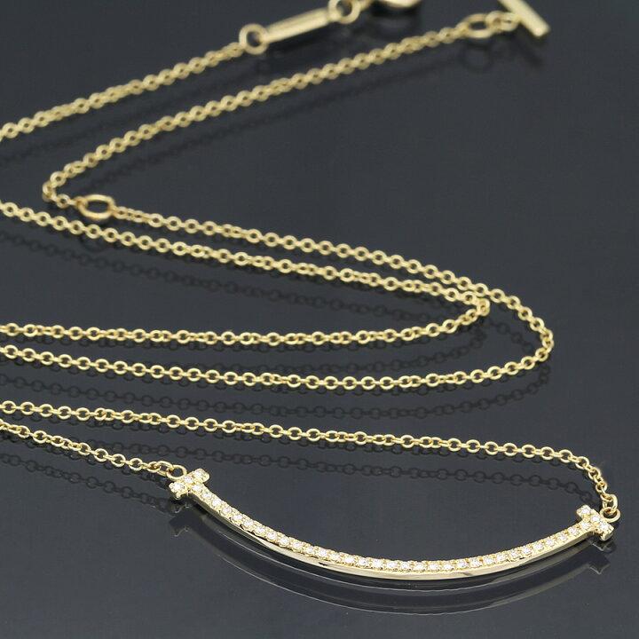 TIFFANY&Co.（ティファニー） 美品 TIFFANY＆CO．Tスマイル スモール